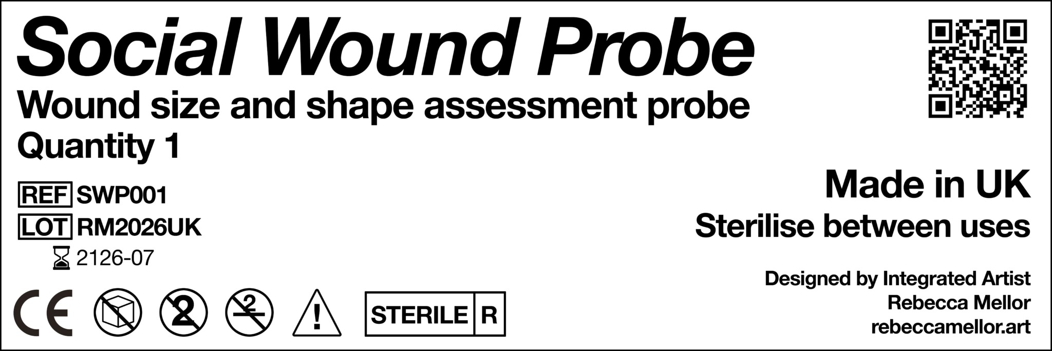 Wound Probe Label